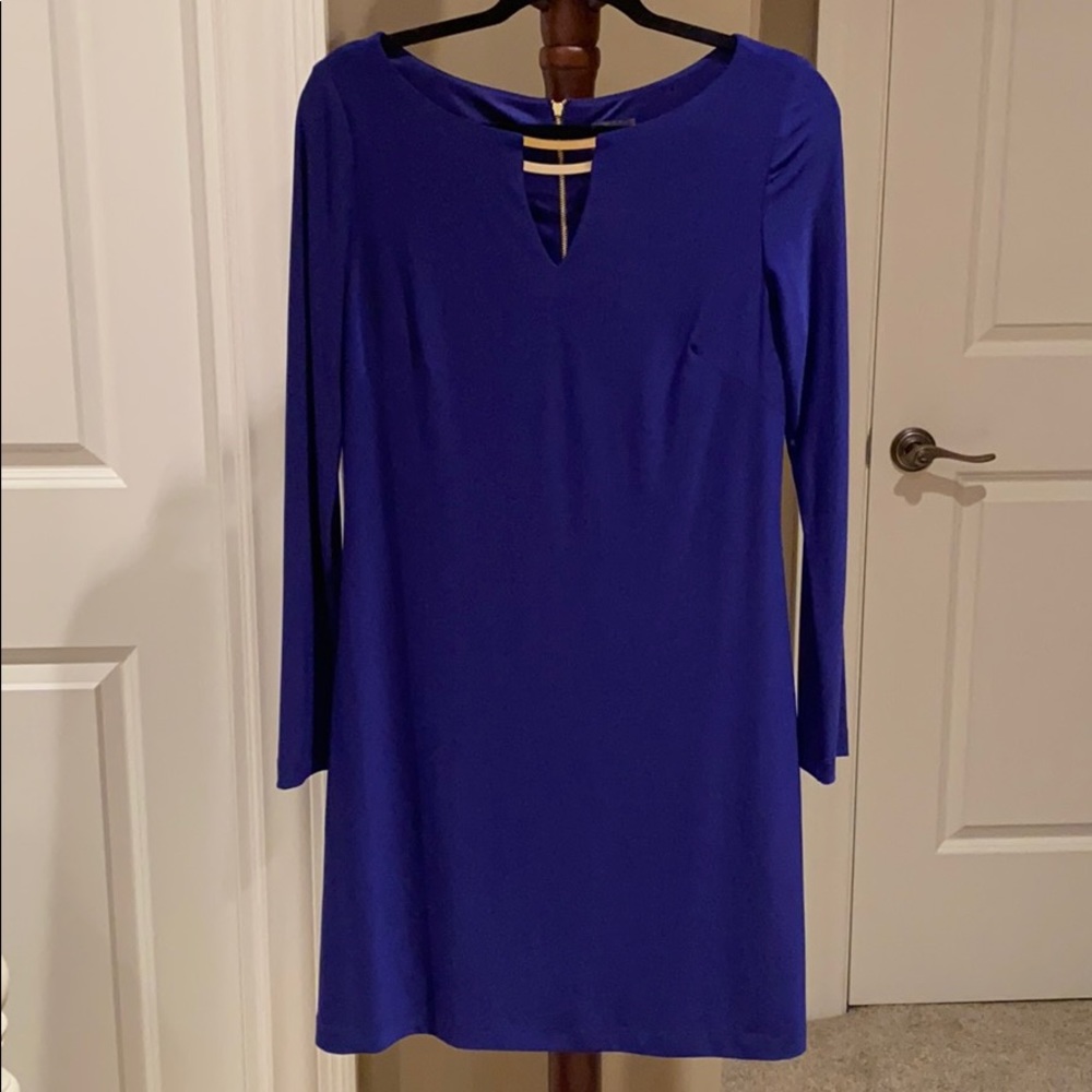 VINCE CAMUTO blue dress